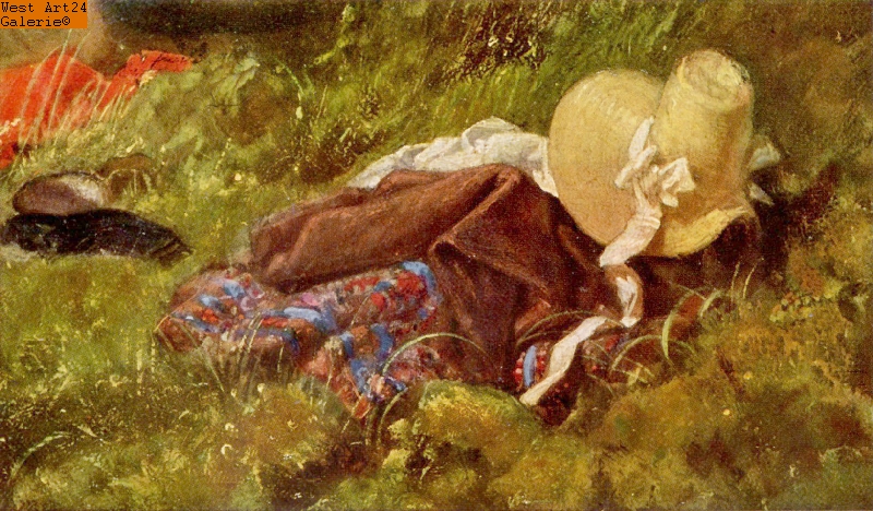 Ein Solo (Ausschnitt) nach Spitzweg Gem�ldeimitation